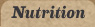 Nutrition