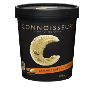Connoisseur Caramel Honey & Macadamia (470ml) Desserts