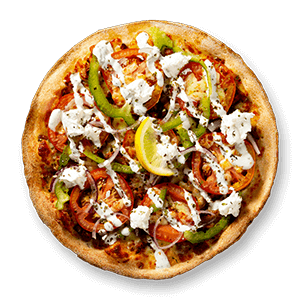 Mediterranean Lamb Meat Pizzas