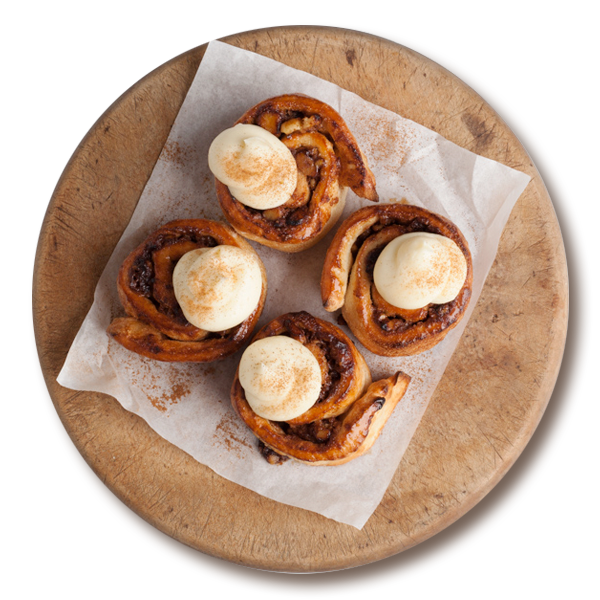 Hot Sticky Cinnamon Buns (walnuts) Desserts