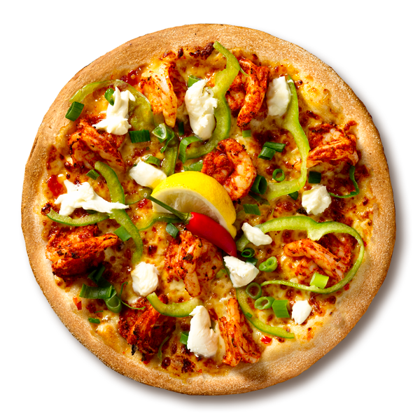 Szechuan Chilli Prawn Signature Pizzas